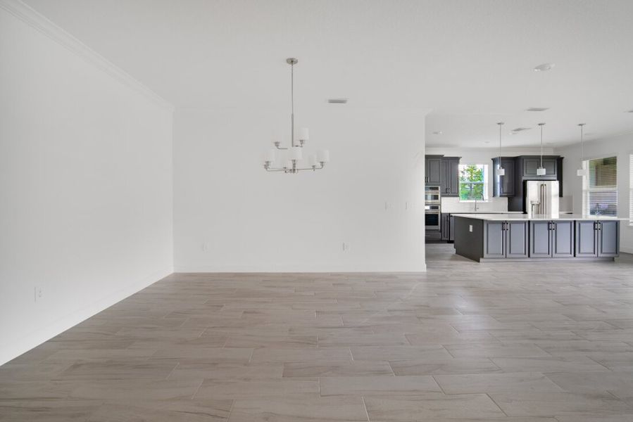 Spacious, unfurnished interior of a new home in Harvest at Ovation, Winter Garden (Image 29). Spacious, unfurnished interior of a new home in Harvest at Ovation, Winter Garden (Image 29).