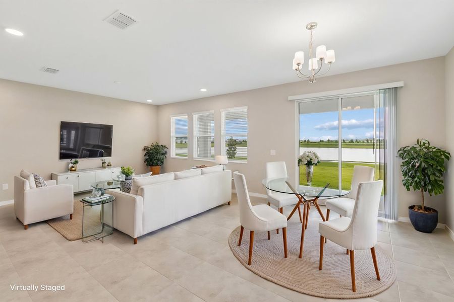 Family Room - Virtually Staged Family Room - Virtually Staged