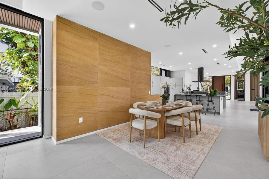 Furnished interior view inside a new home in , Miami (Image 19).