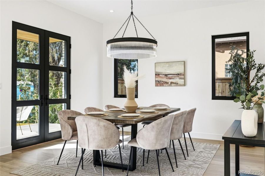 Furnished interior view inside a new home in , Denver (Image 42).