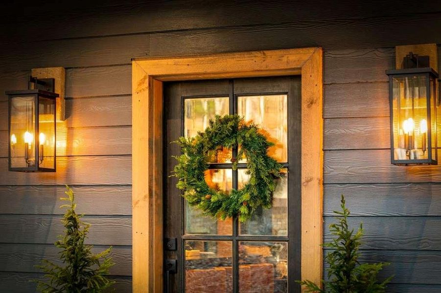 Exterior details and patio area of a home in , Blue Ridge (Image 30).