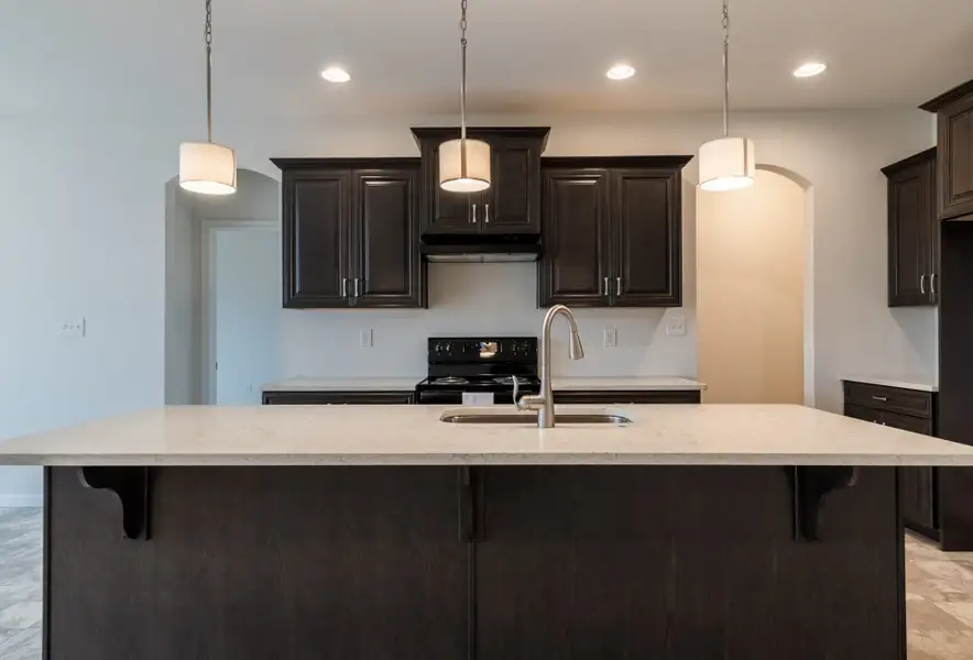 Representative furnished interior of a home built from the Arcadia by Keystone Custom Homes in Edgewater on Lake Tillery, Norwood (Image 4).