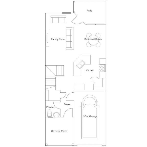 2D floor plan layout of this home in , Charlotte, NC (Image 6).