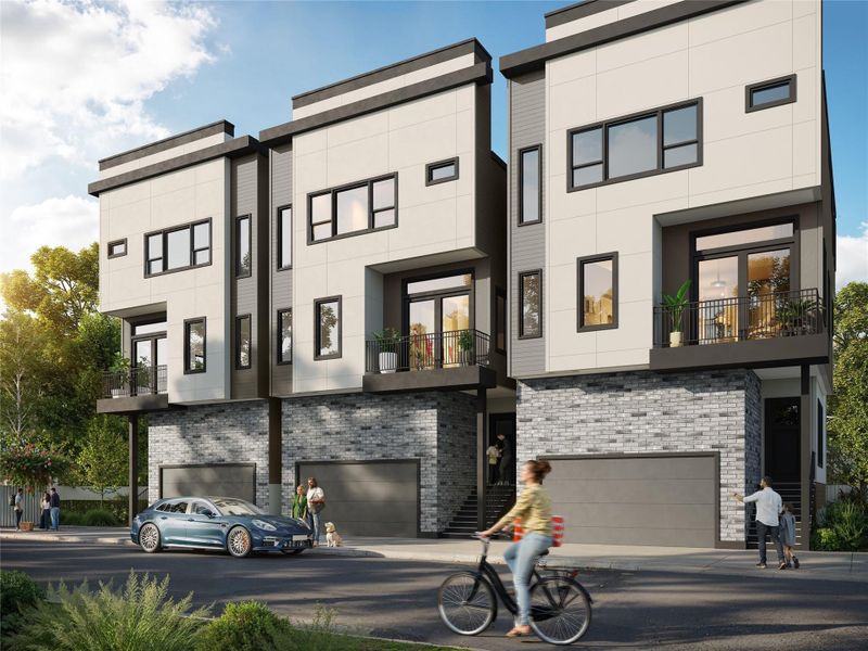 Front elevation rendering