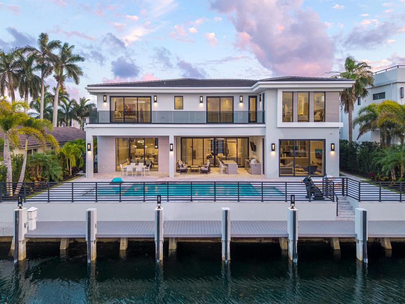 Front exterior of a new home in , Boca Raton, FL, highlighting curb appeal (Image 28). Front exterior of a new home in , Boca Raton, FL, highlighting curb appeal (Image 28).