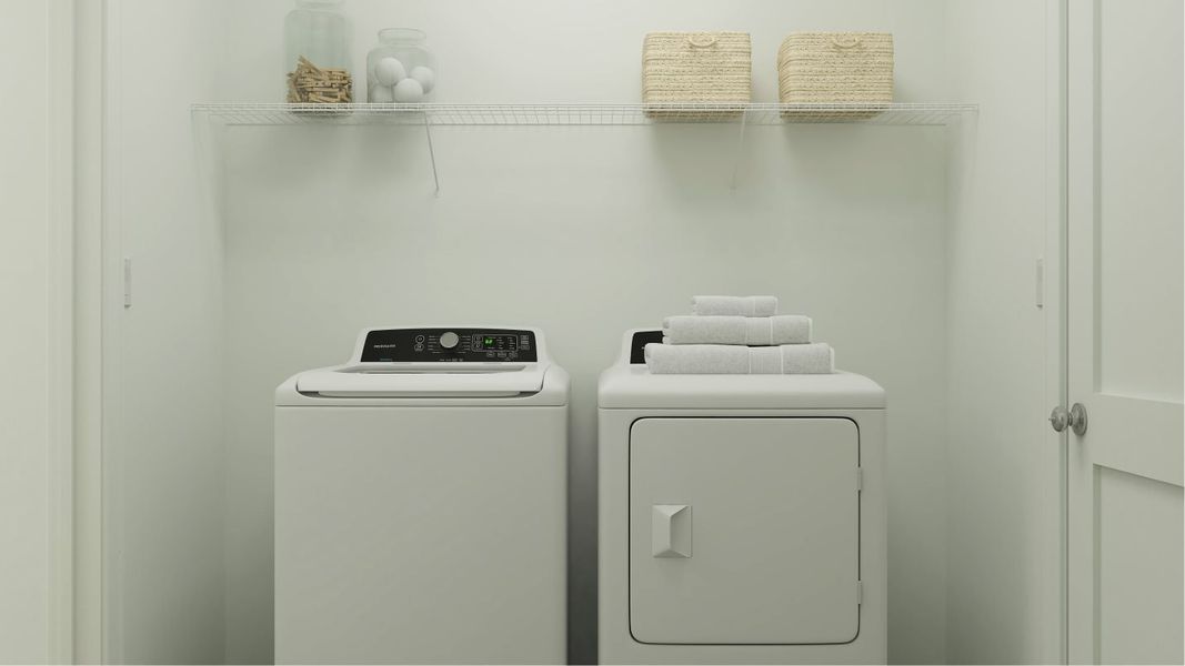 Independence II laundry room