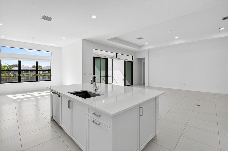 Furnished interior view inside a new home in , Boynton Beach (Image 17).