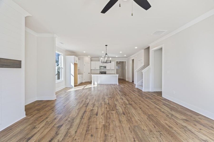 Spacious, unfurnished interior of a new home in , Hartwell (Image 47).