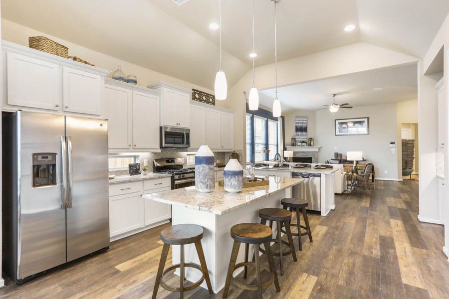 Furnished interior view inside a new home in Brookewater, Rosenberg (Image 16).