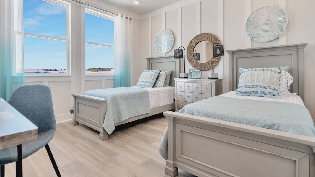 Furnished interior view inside a new home in Lagoon Residences at Epperson, Wesley Chapel (Image 20). Furnished interior view inside a new home in Lagoon Residences at Epperson, Wesley Chapel (Image 20).