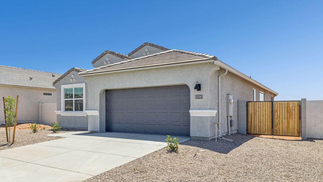 Representative exterior photo of a completed home built from the Raven by D.R. Horton in Magma Ranch Vistas, Florence, AZ (Image 21).