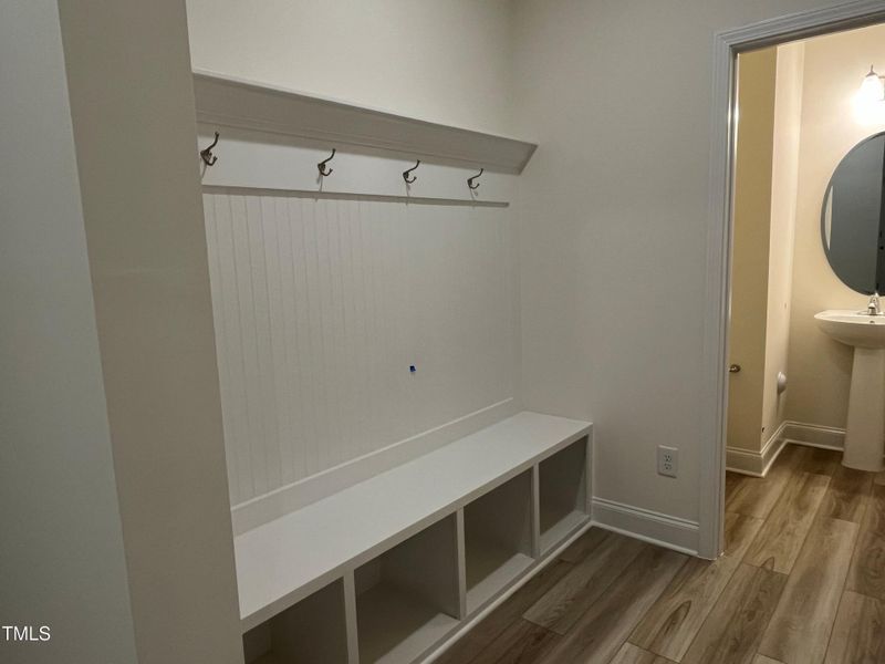 Mudroom Leading to Half Bath