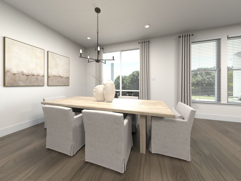 Furnished interior view inside a new home in Benders Cove - Reserve Series, Mount Juliet (Image 4).