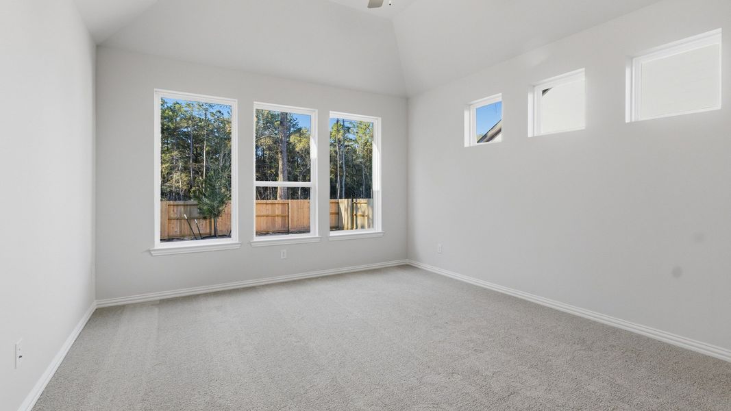 Furnished interior view inside a new home in The Woodlands Hills, Willis (Image 16).