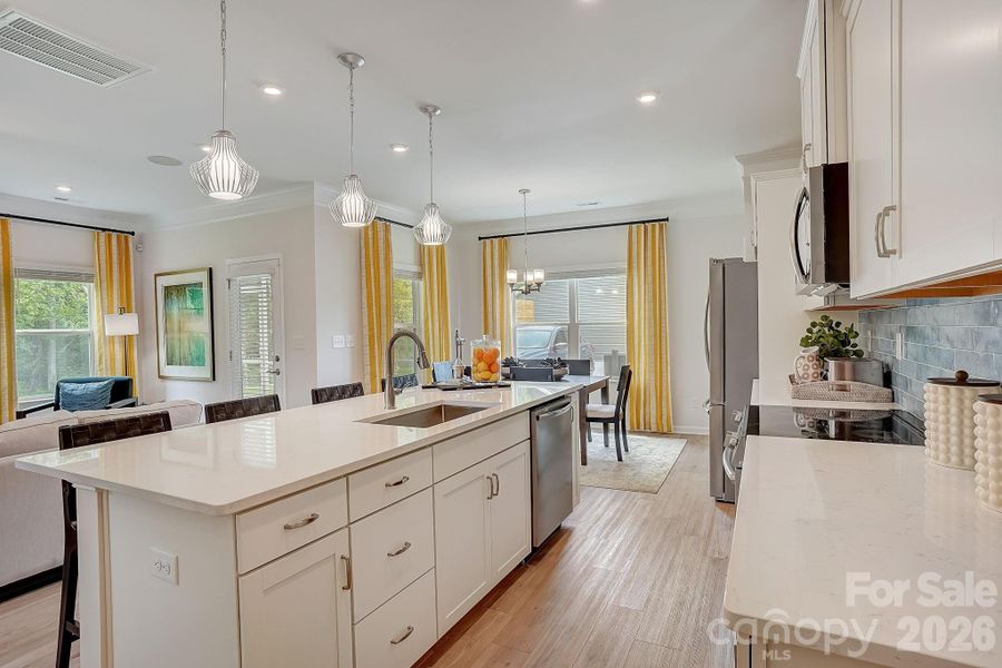 Furnished interior view inside a new home in Country Club Village, Salisbury (Image 7).