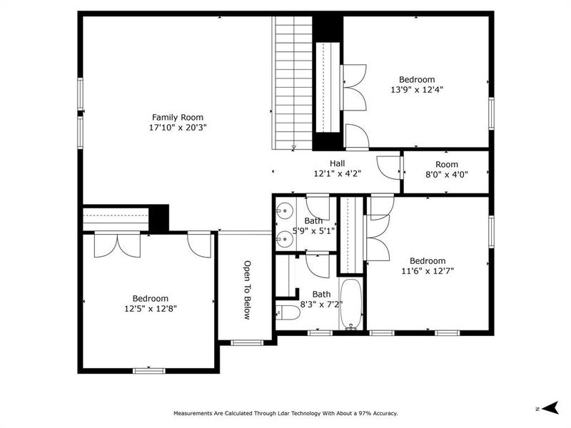 2D floor plan layout of this home in Stratton Place, Greenville, TX (Image 2).