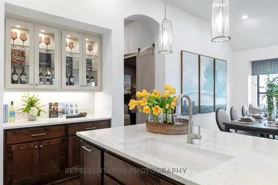 Furnished interior view inside a new home in Treeline, Justin (Image 16).