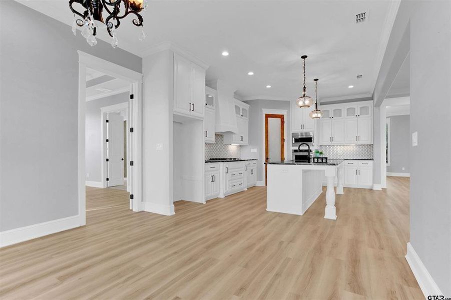 Furnished interior view inside a new home in , Hideaway (Image 18).