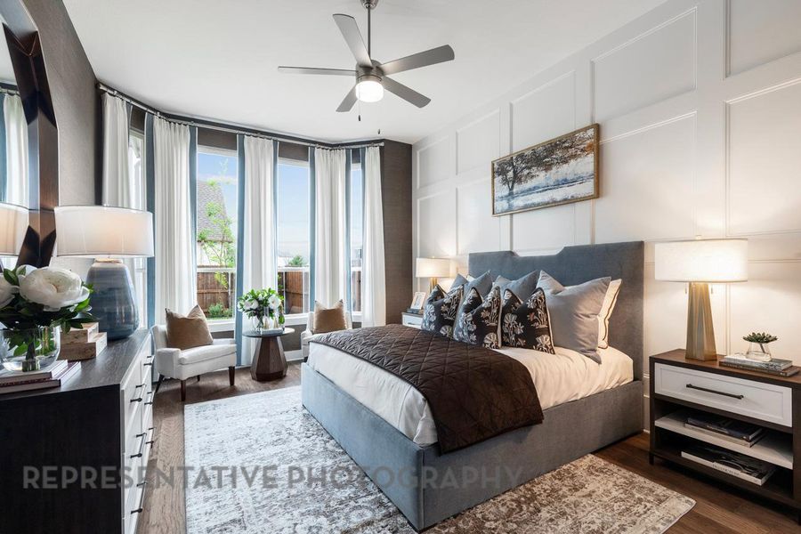 Furnished interior view inside a new home in 6 Creeks at Waterridge, Kyle (Image 31).