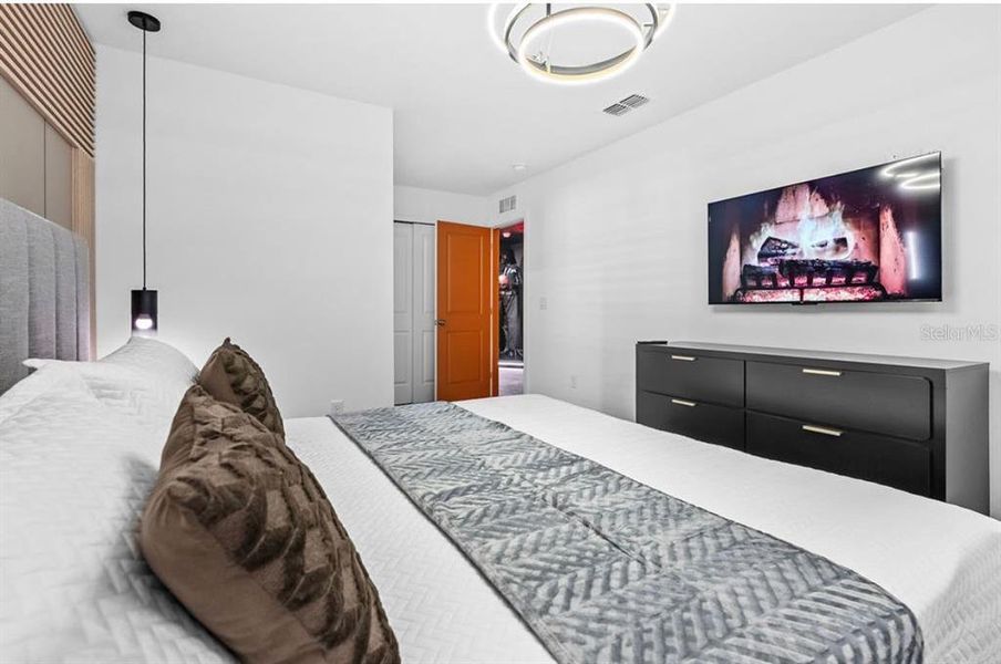 Furnished interior view inside a new home in Solara Resort, Kissimmee (Image 31). Furnished interior view inside a new home in Solara Resort, Kissimmee (Image 31).