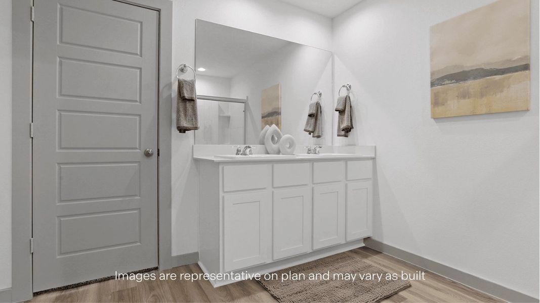 Furnished interior view inside a new home in Allen Farms, Lubbock (Image 18).