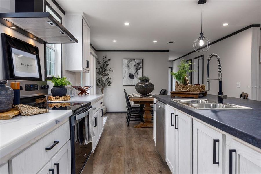 Furnished interior view inside a new home in , Fort White (Image 7).