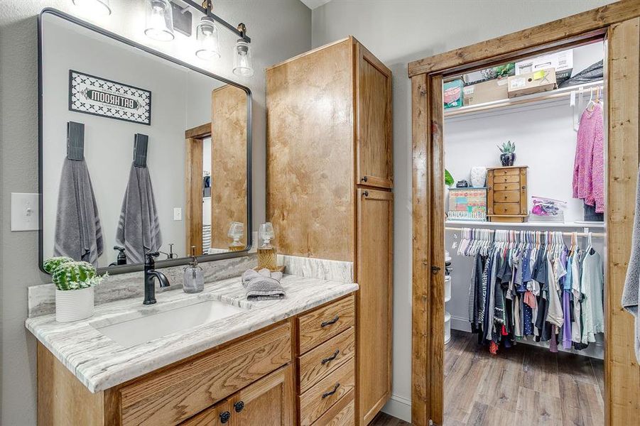 Furnished interior view inside a new home in , Blum (Image 13).