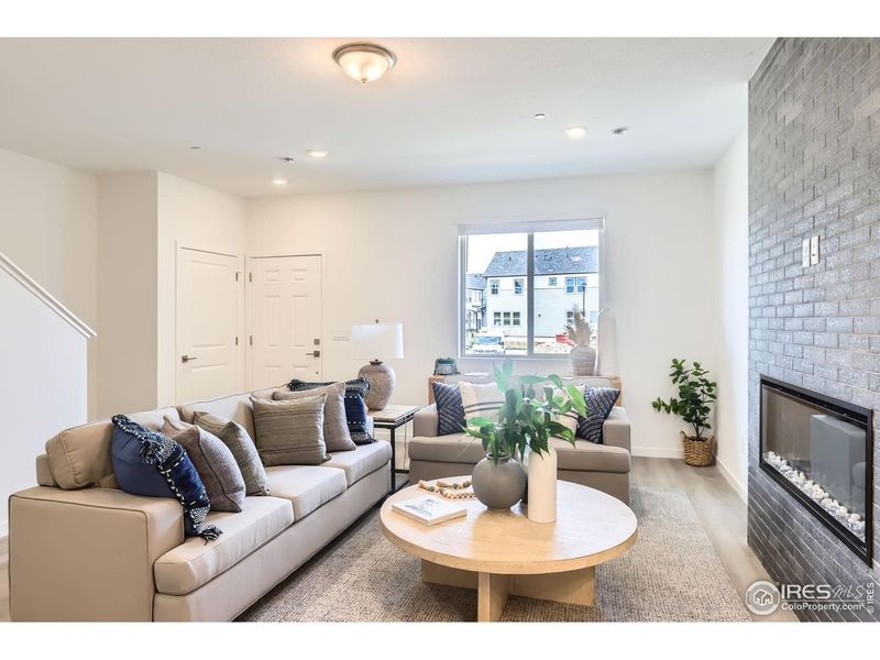 Furnished interior view inside a new home in , Longmont (Image 8).