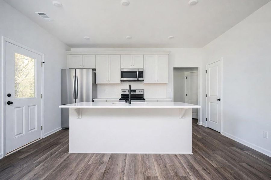 Furnished interior view inside a new home in , Atlanta (Image 9).