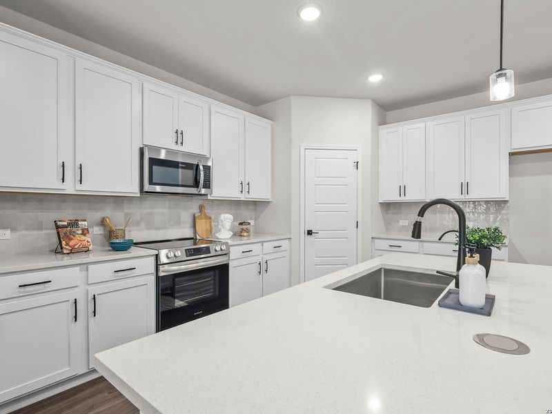 Furnished interior view inside a new home in Royal Crest, San Antonio (Image 13).