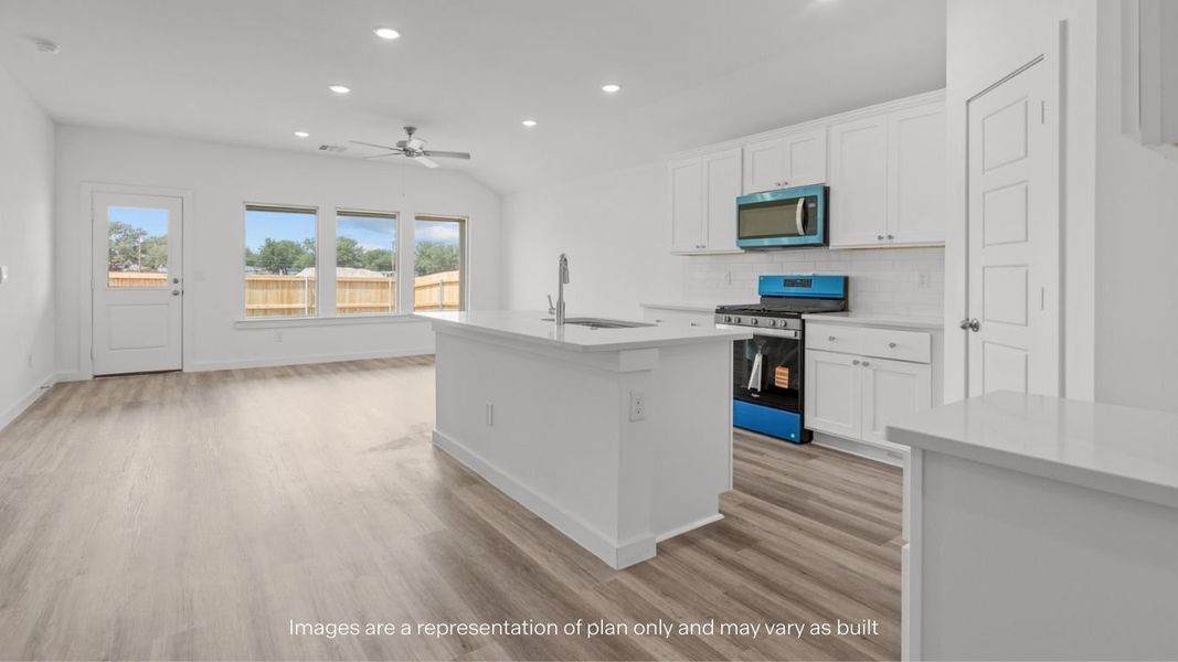 Furnished interior view inside a new home in Terra Vista, Lubbock (Image 3).