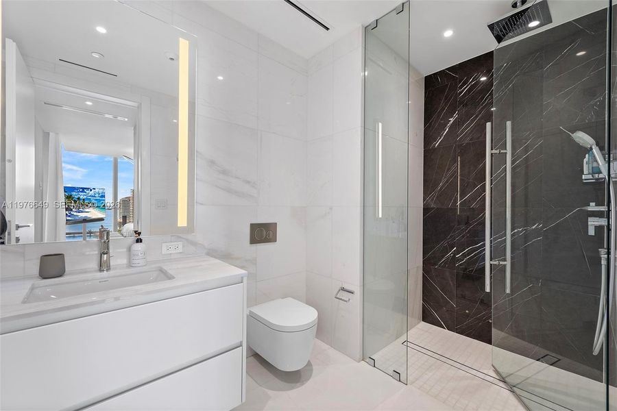 Furnished interior view inside a new home in , Miami (Image 26).