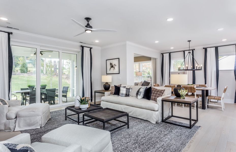 Representative furnished interior of a home built from the Waterstone by Pulte Homes in Long Savanna, Charleston (Image 5).