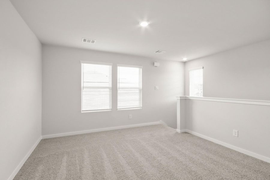 Spacious, unfurnished interior of a new home in Northpark South, Porter (Image 8). Spacious, unfurnished interior of a new home in Northpark South, Porter (Image 8).
