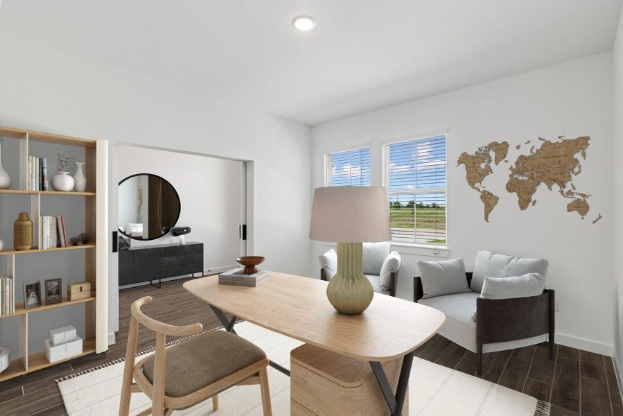 Convenient home office (*Photo not of actual home and used for illustration purposes only.) Convenient home office (*Photo not of actual home and used for illustration purposes only.)