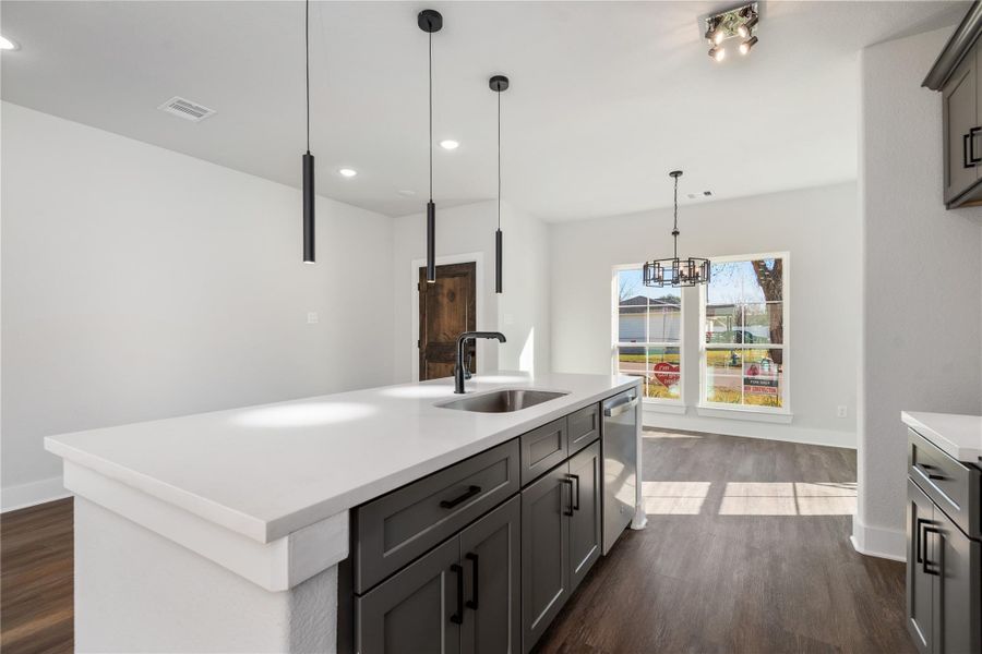 Furnished interior view inside a new home in , Houston (Image 10).