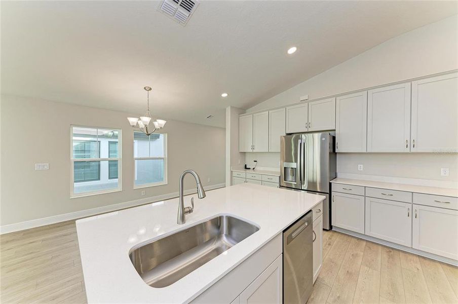 Furnished interior view inside a new home in Crosswind Point, Parrish (Image 9). Furnished interior view inside a new home in Crosswind Point, Parrish (Image 9).