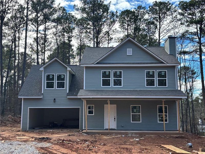 In-progress construction of a new home in , Monticello, GA (Image 10).