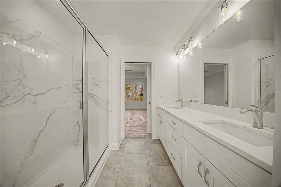 Furnished interior view inside a new home in , Canton (Image 10).