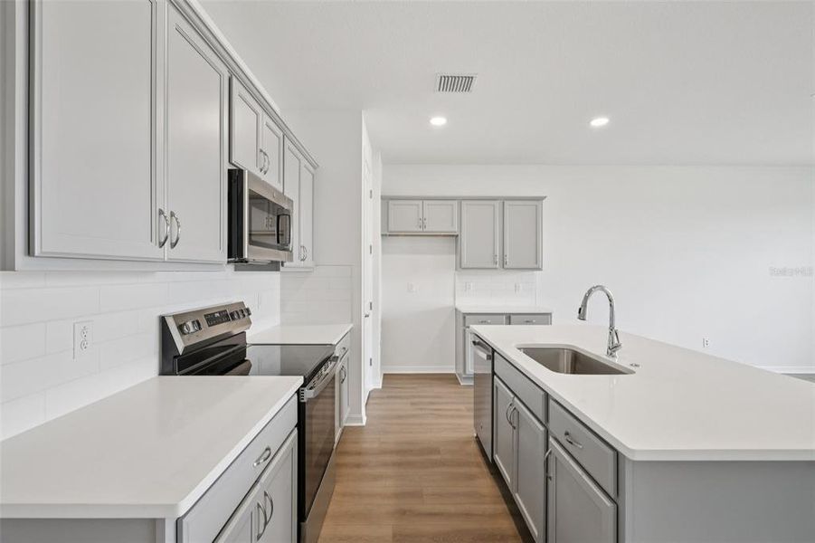 Furnished interior view inside a new home in , San Antonio (Image 7).