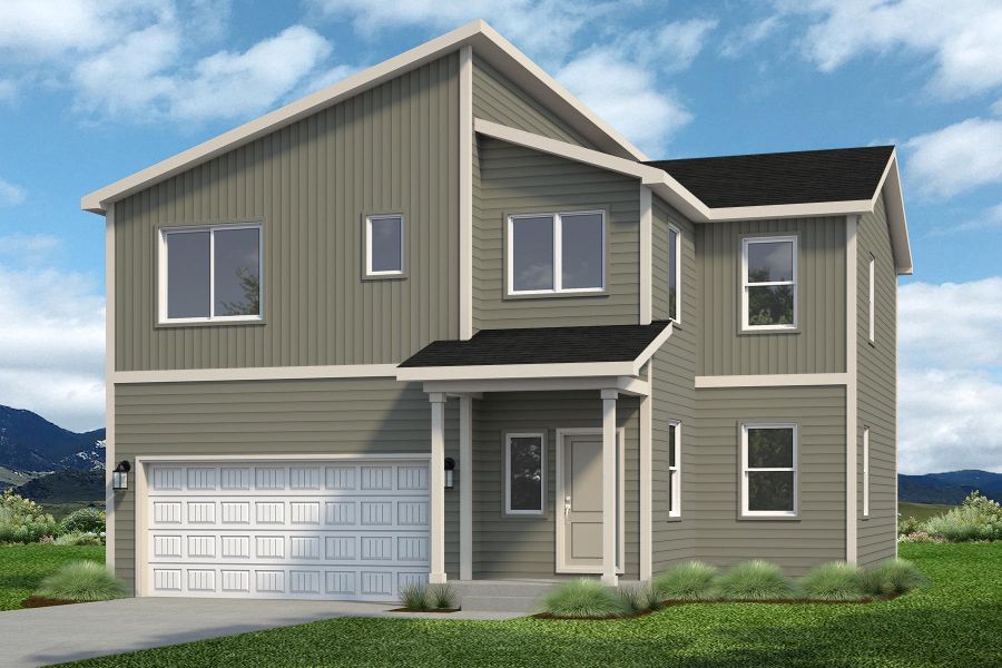 Representative exterior photo of a completed home built from the Welby by Baessler Homes in Liberty Draw, Evans, CO (Image 26). Representative exterior photo of a completed home built from the Welby by Baessler Homes in Liberty Draw, Evans, CO (Image 26).