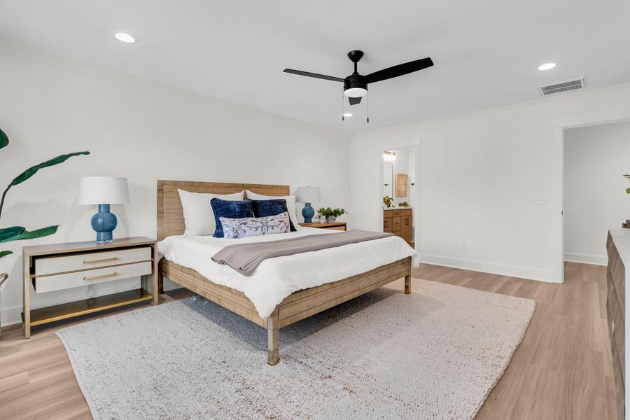 Furnished interior view inside a new home in , Charleston (Image 32).