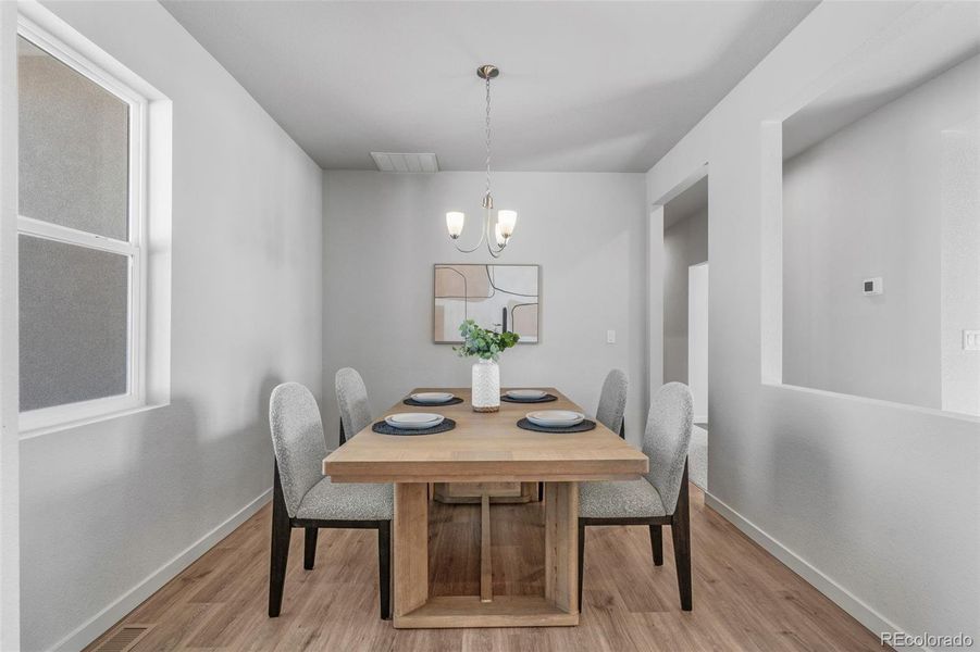Furnished interior view inside a new home in , Pueblo West (Image 5).