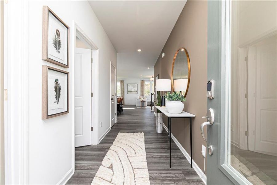 Furnished interior view inside a new home in Rhodes Glen, Lawrenceville (Image 43).