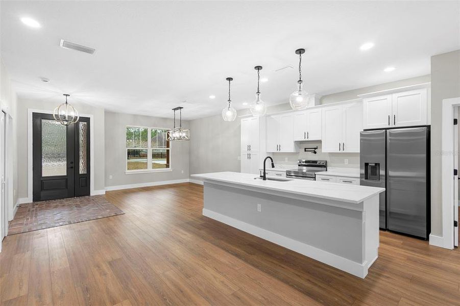 Furnished interior view inside a new home in , Eustis (Image 33).
