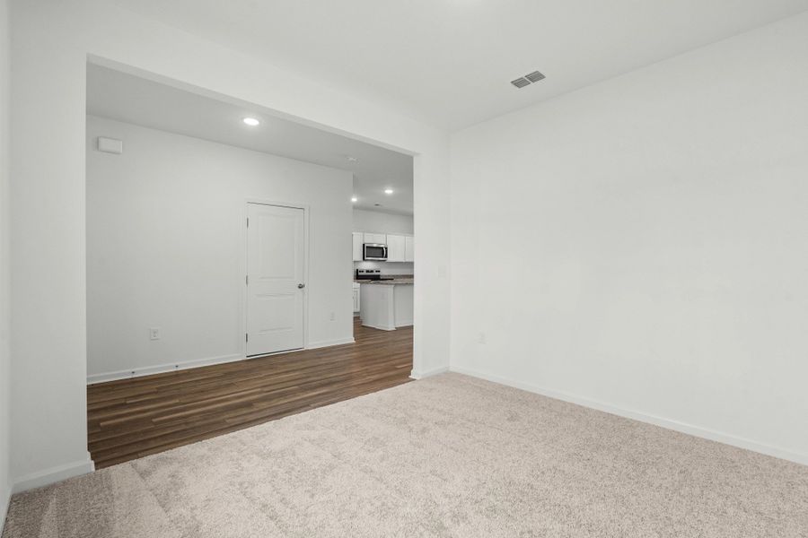 Representative unfurnished interior of a home built from the Sagan by Starlight Homes in Cottonwood Creek, San Marcos (Image 18).