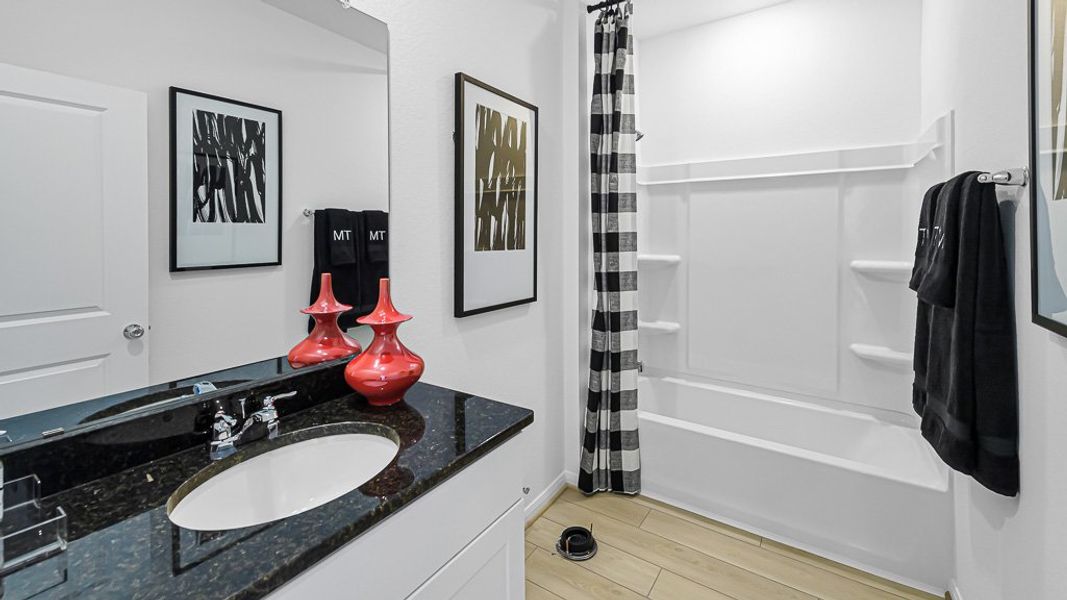 Furnished interior view inside a new home in Redbud, Hockley (Image 12).