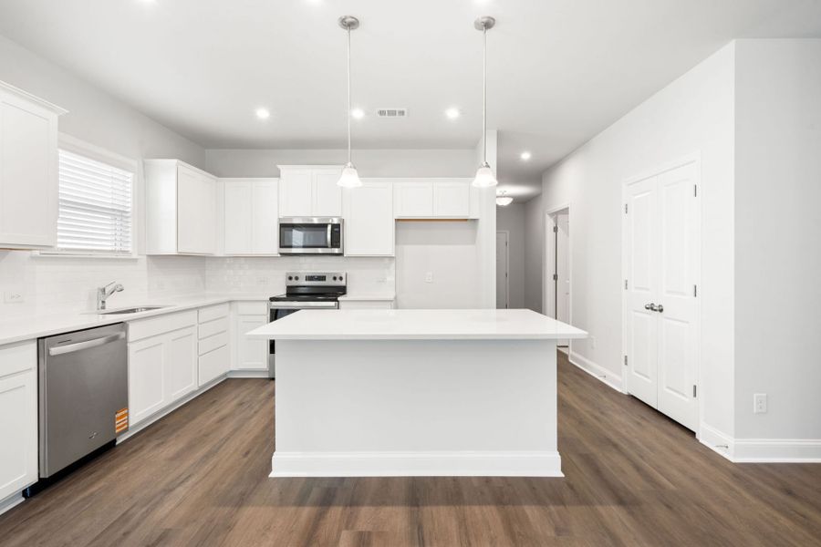 Furnished interior view inside a new home in Waterways, Richmond Hill (Image 9).