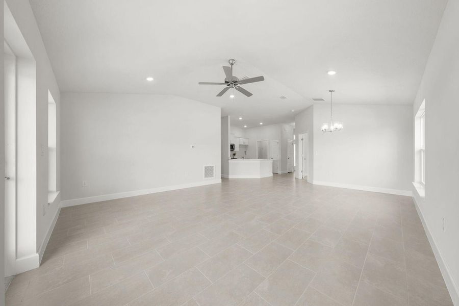 Representative unfurnished interior of a home built from the 1635 by Adams Homes in Winding Oaks, Weeki Wachee (Image 31).