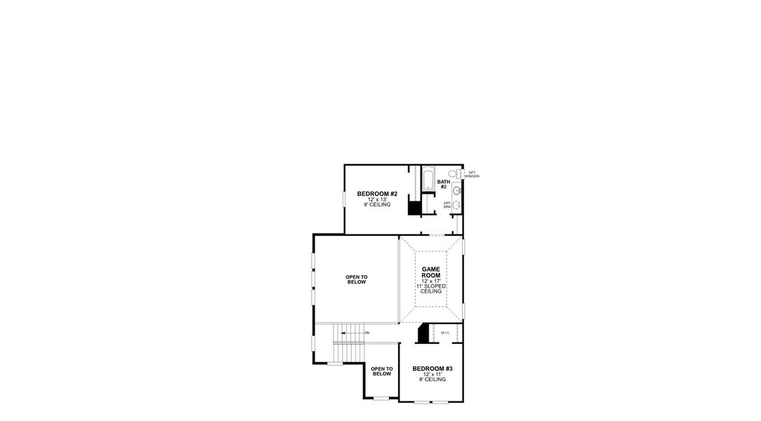 2D floor plan layout for the Hyacinth by M/I Homes in Landmark, Denton, TX (Image 4). 2D floor plan layout for the Hyacinth by M/I Homes in Landmark, Denton, TX (Image 4).